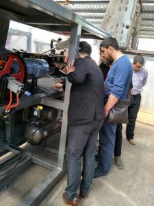 Customer visit factory