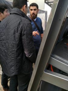 Customer visit factory