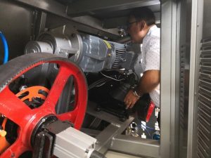 Customer visit factory