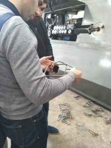 Customer visit factory