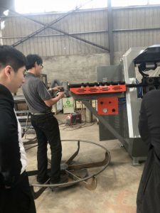 Customer visit factory